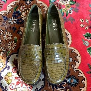 New w/o box Franco Sarto Alligator Loafers Sz 7.5